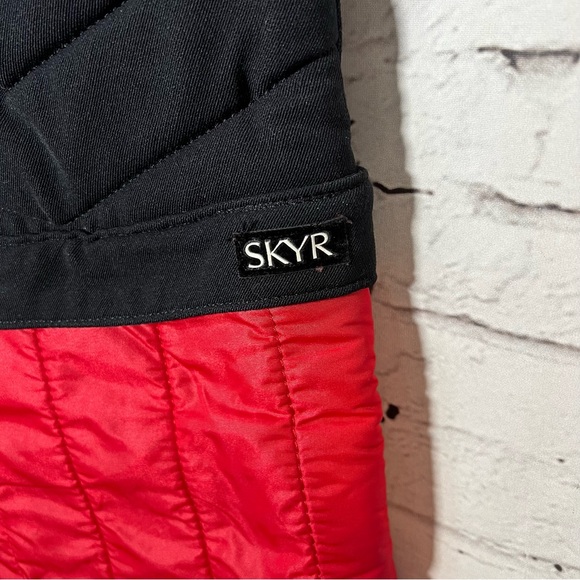 Vintage SKYR Retro Ski Snow Fitted Pants Removable Flare Padded Leg Size 8 EUC - Picture 3 of 15